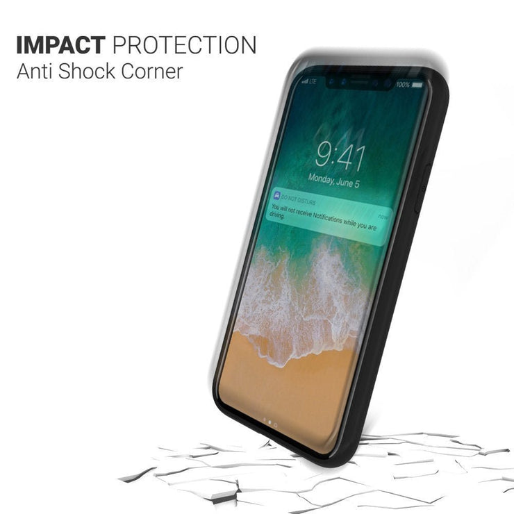 IPhone X Transparent Hard Back with Soft Silicone Bumper for Apple Iphone X - Enthopia