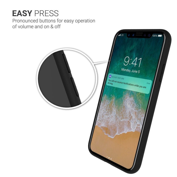 IPhone X Transparent Hard Back with Soft Silicone Bumper for Apple Iphone X - Enthopia