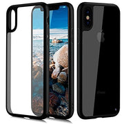 iPhone X Transparent Hard Back with Soft Silicone Bumper for Apple Iphone X - Enthopia