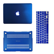 Macbook Air 13" (A1369/A1466) - with Keyboard Guard (Blue with Logo Hole) - Enthopia