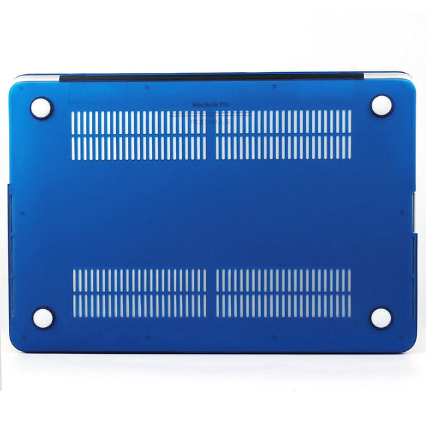 Macbook Air 13" (A1369/A1466) - with Keyboard Guard (Blue with Logo Hole) - Enthopia