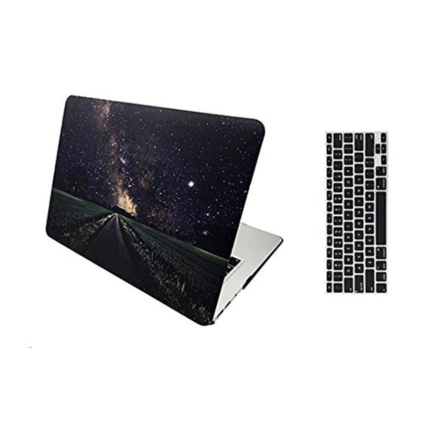 Macbook Air 13" (A1369/A1466) - with Keyboard Guard (Blue with Logo Hole) - Enthopia