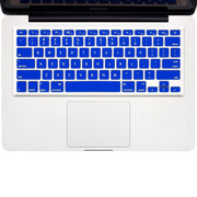 Macbook Air 13" (A1369/A1466) - with Keyboard Guard (Blue with Logo Hole) - Enthopia