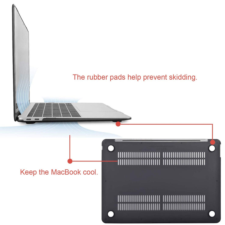 MacBook Air 13 inch Case (2018-2022) - Black - Enthopia