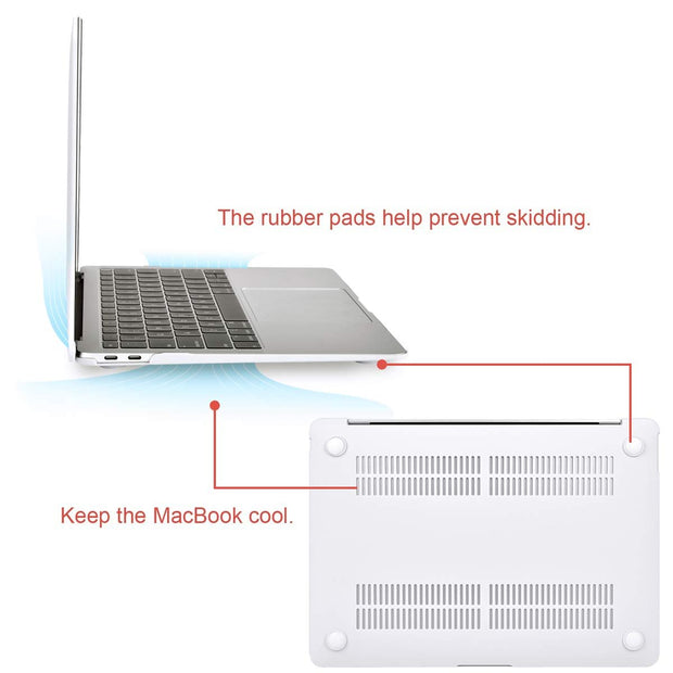 MacBook Air 13 inch Case (2018-2022) - White - Enthopia