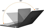 Macbook Air 13.6 inch Hard Case - Black - Enthopia