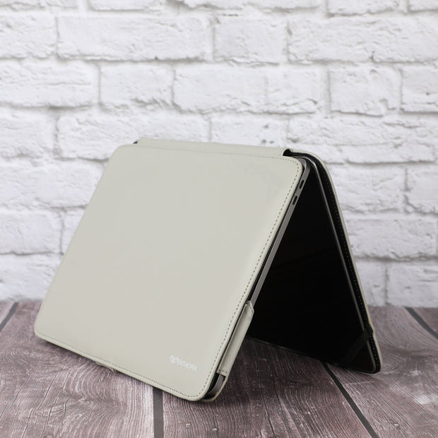 MacBook Pro 13 inch Folio Case (2016-2020 Release A2338 M1 A2289 A2251 A2159 A1989 A1706 A1708) - Vegan Leather - Enthopia