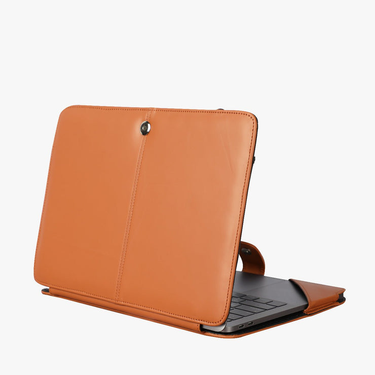 MacBook Pro 13 inch Folio Case (2016-2022 Release A2338 M1 A2289 A2251 A2159 A1989 A1706 A1708) - Vegan Leather - Enthopia