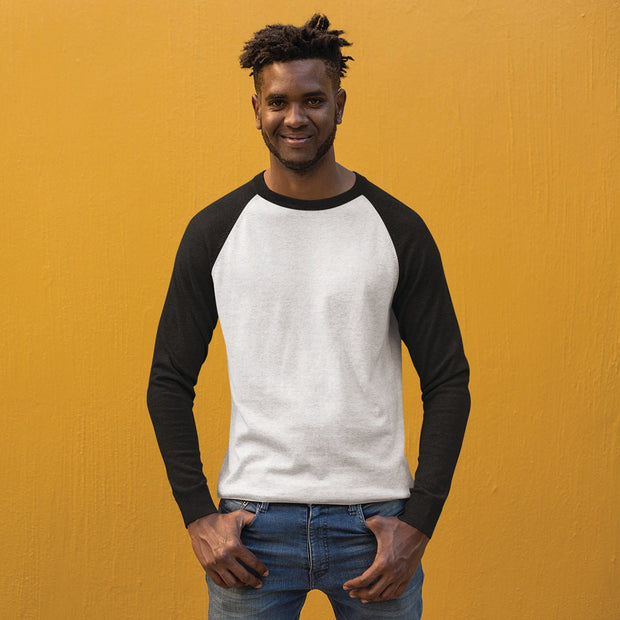 Mens Full Sleeves Raglan-Plain - Enthopia