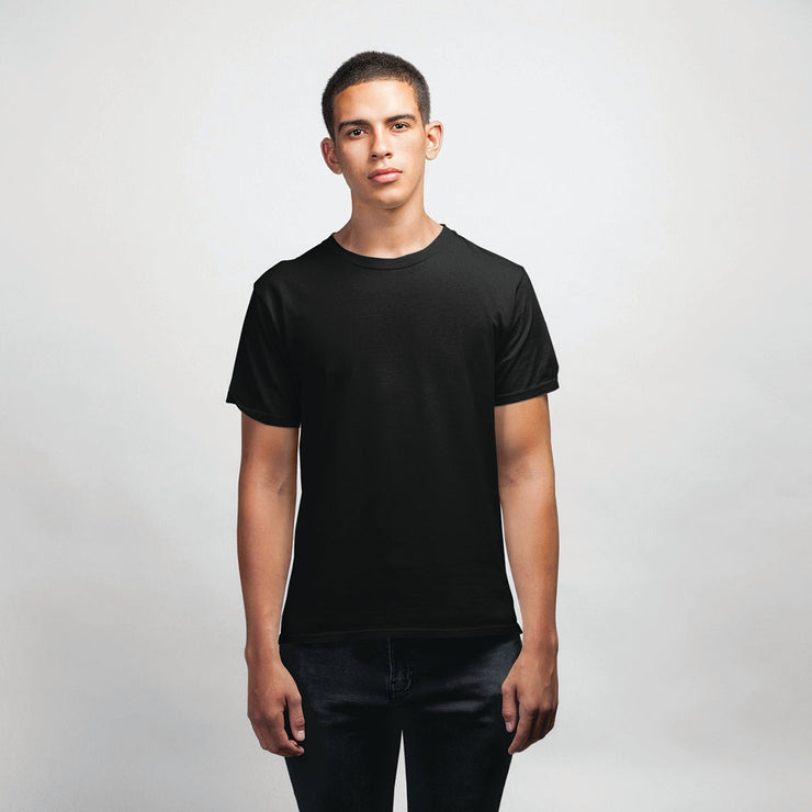 Mens Half Sleeves Round Neck-Plain - Enthopia