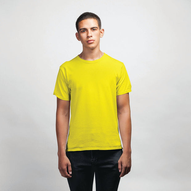 Mens Half Sleeves Round Neck-Plain - Enthopia