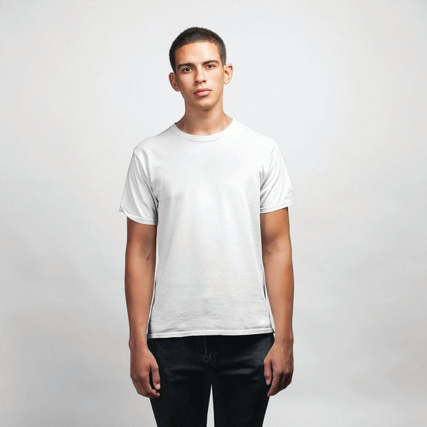 Mens Half Sleeves Round Neck-Plain - Enthopia