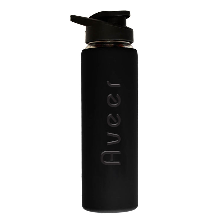 Personalised Glass Bottle with Silicone Sleeve - Enthopia