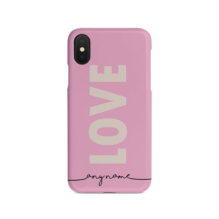 Personalised Phone Cover - Love - Enthopia