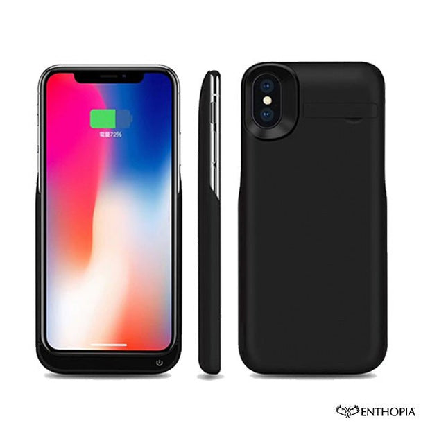 Power Bank Case for iPhone X - 5500 mAh - Enthopia