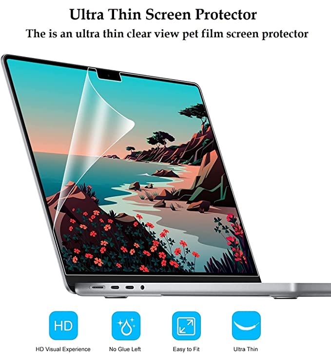 Screen Guard MacBook Pro 16.2 Inch A2485, Release 2021-22 Screen Protector - Enthopia