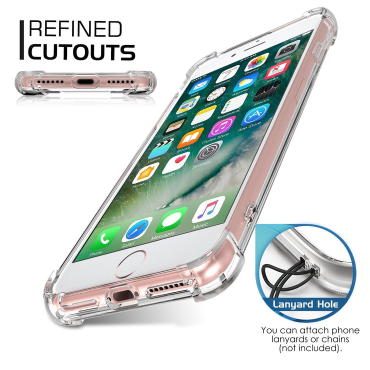 Transparent Corner Protection Cover for Apple iPhone 7 Plus - Enthopia