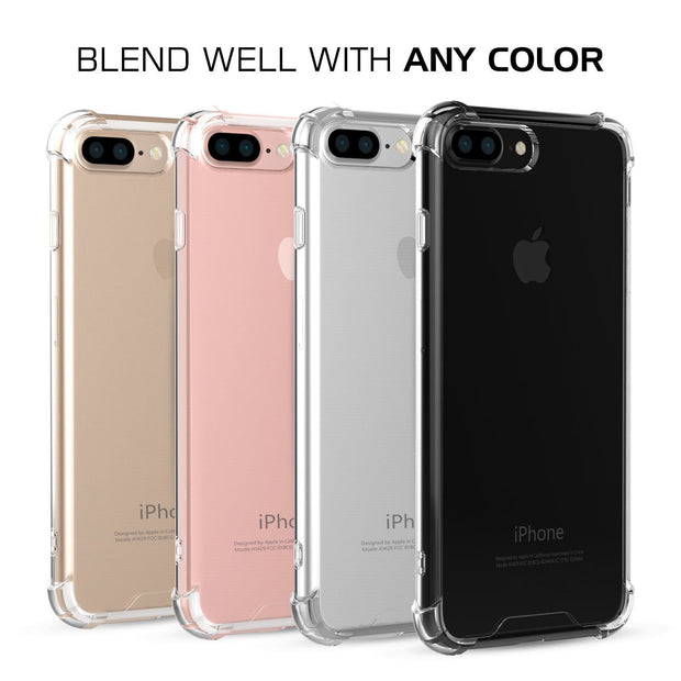 Transparent Corner Protection Cover for Apple iPhone 7 Plus - Enthopia