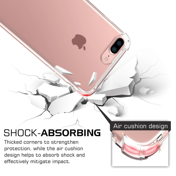 Transparent Corner Protection Cover for Apple iPhone 7 Plus - Enthopia