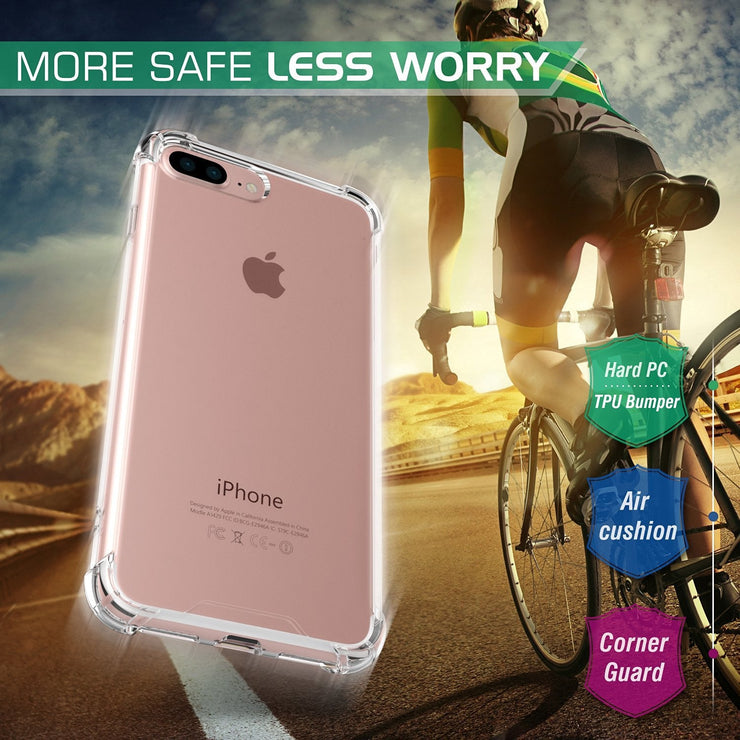 Transparent Corner Protection Cover for Apple iPhone 7 Plus - Enthopia