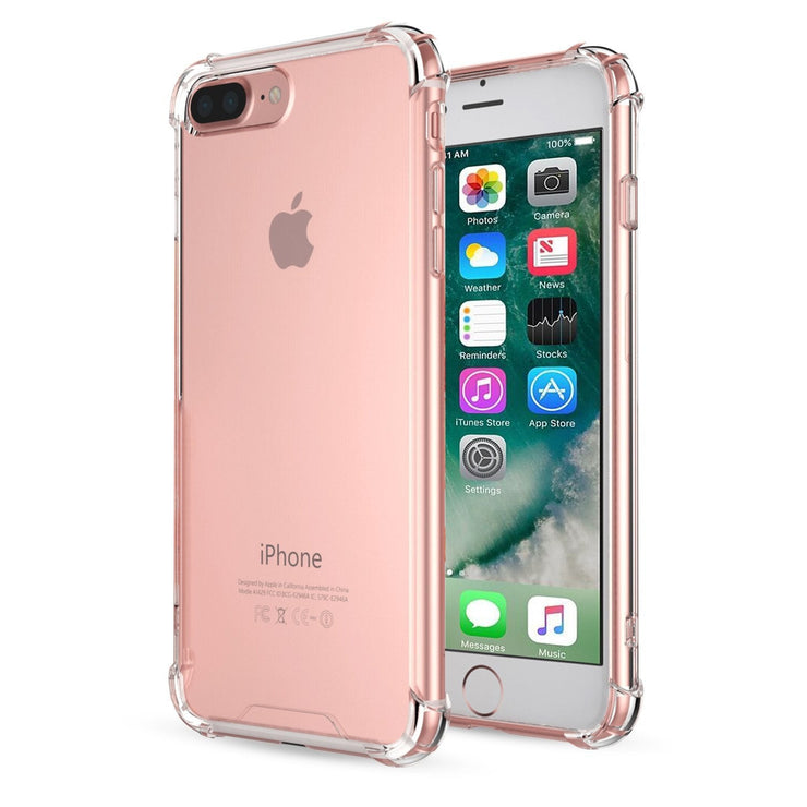 Transparent Corner Protection Cover for Apple iPhone 7 Plus - Enthopia