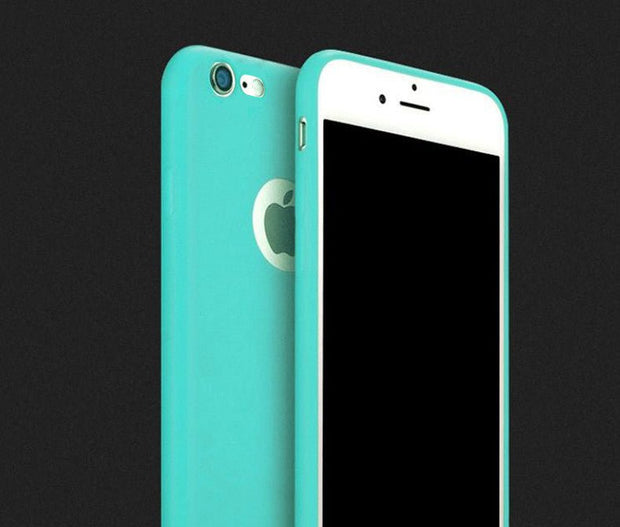 Ultra Thin Black Silicone Cover for Apple Iphone 7 - Enthopia