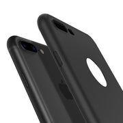 Ultra Thin Black Silicone Cover for Apple Iphone 7 Plus - Enthopia