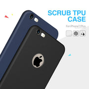 Ultra Thin Black Silicone Cover for Apple Iphone 7 Plus - Enthopia