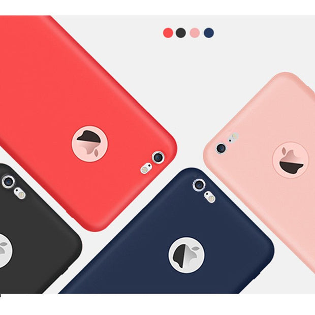 Ultra Thin Black Silicone Cover for Apple Iphone 7 Plus - Enthopia
