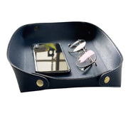 Vegan Leather Desk Tray (Blue) - Enthopia