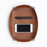Vegan Leather Desk Tray (Tan) - Enthopia